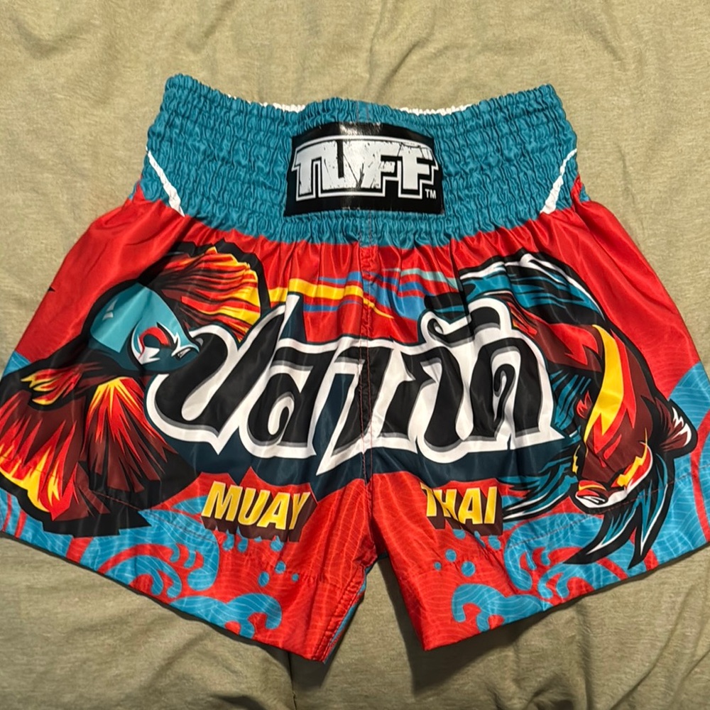 Red Muay Thai Men's Shorts